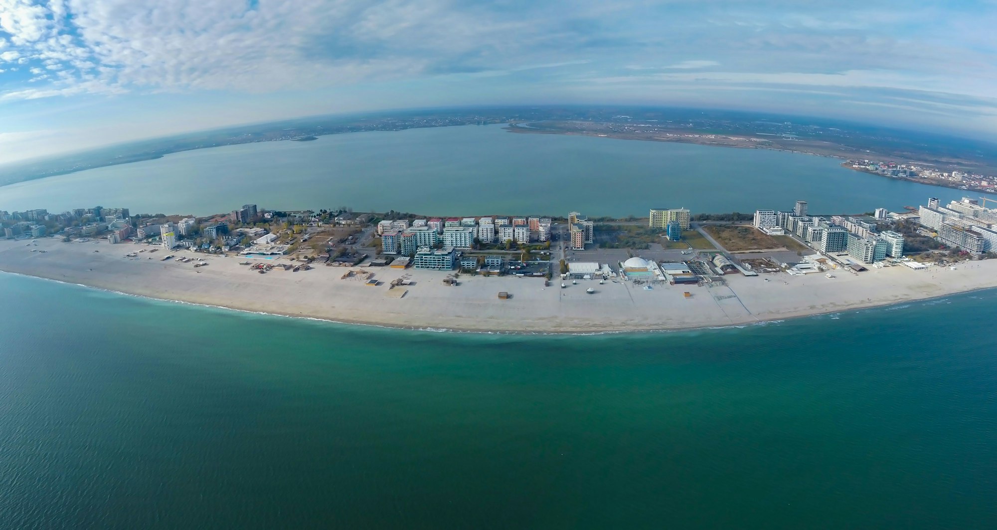 Aerial landscape of the Mamaia resort - Romania