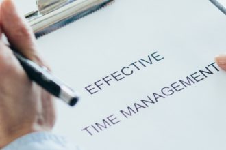 People trying to figure out how to manage time effectively